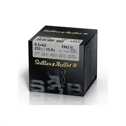 Sellier Bellot FMJ 9,3x62 - 15,0 g - Køb hos Lundemøllen